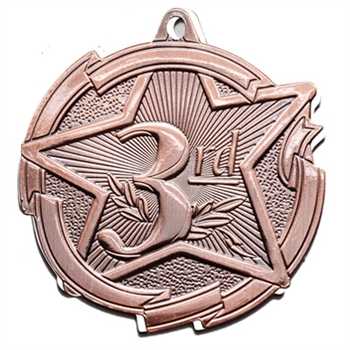 2-3/8" Star 3rd Place Medal MD1723