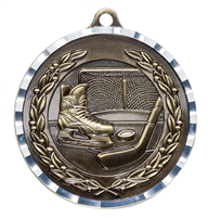 2" PREMIUM Diamond-Cut Hockey Medals (MDC10)