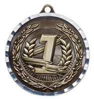 2" PREMIUM Diamond-Cut 1st Place Medals MDC121