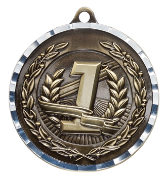 2" PREMIUM Diamond-Cut 1st Place Medals MDC121