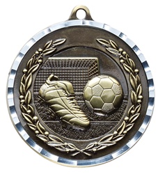 2" PREMIUM Diamond-Cut Soccer Medals MDC13