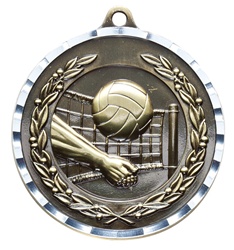 2" PREMIUM Diamond-Cut Volleyball Medals MDC17