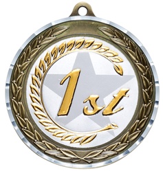 2-3/4" Premium Diamond Cut 1st Place Medal MDC21