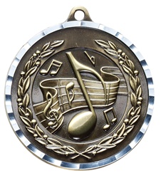2" PREMIUM Diamond-Cut Music Medals MDC24