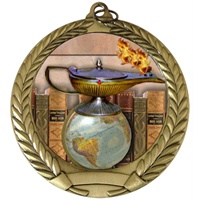2-3/4" Full Color Series Scholastic Medal MM292-FCL-12