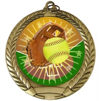 2-3/4" Full Color Series Softball Medal MM292-FCL-138
