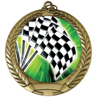 2-3/4" Full Color Series Racing Flags Medal MM292-FCL-20