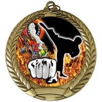 2-3/4" Full Color Series Karate Medal MM292-FCL-28