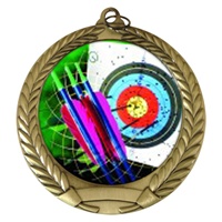 2-3/4" Archery Holographic Mylar Medal MM292-FCL-404