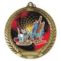 2-3/4" Art Holographic Mylar Medal MM292-FCL-405