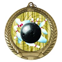 2-3/4" Bowling Holographic Mylar Medal MM292-FCL-426