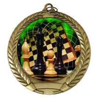2-3/4" Chess Holographic Mylar Medal MM292-FCL-440