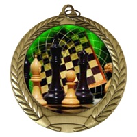 2-3/4" Chess Holographic Mylar Medal (MM292-FCL-440)