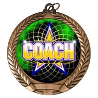 2-3/4" Full Color Series Coach Medal MM292-FCL-442