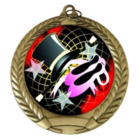 2-3/4" Dance Holographic Mylar Medal MM292-FCL-450
