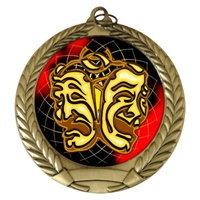 2-3/4" Drama Holographic Mylar Medal MM292-FCL-462