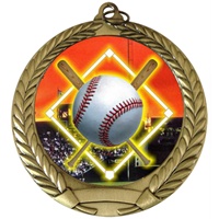 2-3/4" Full Color Series Baseball Diamond Medal MM292-FCL-5