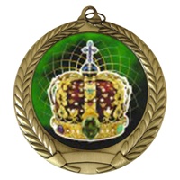 2-3/4" King Holographic Mylar Medal MM292-FCL-501