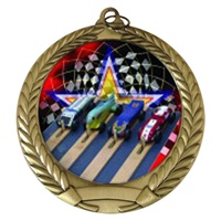 2-3/4" Pinewood Derby Holographic Mylar Medal MM292-FCL-522