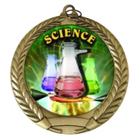 2-3/4" Science Holographic Mylar Medal MM292-FCL-534