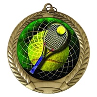 2-3/4" Tennis Holographic Mylar Medal MM292-FCL-566