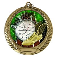 2-3/4" Track Holographic Mylar Medal MM292-FCL-568