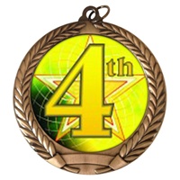2-3/4" Full Color Series 4th Place Medal MM292-FCL-584