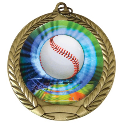 2-3/4" Baseball Medal