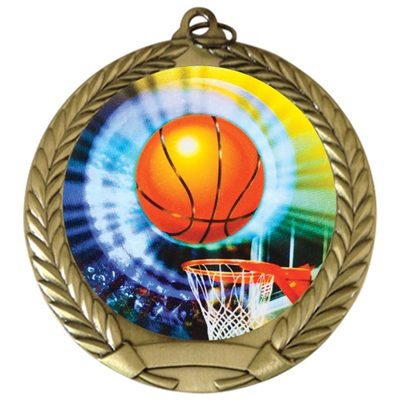 2-3/4" Basketball Medal