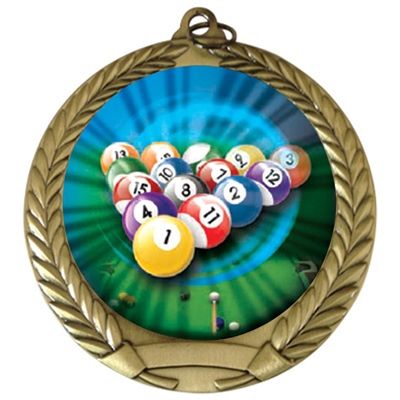 2-3/4" Billiards Medal
