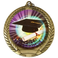 2-3/4" Graduation Medal