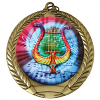 2-3/4" Music Medal