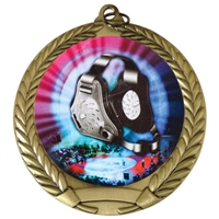2-3/4" Wrestling Medal