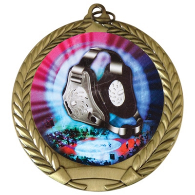 2-3/4" Wrestling Medal