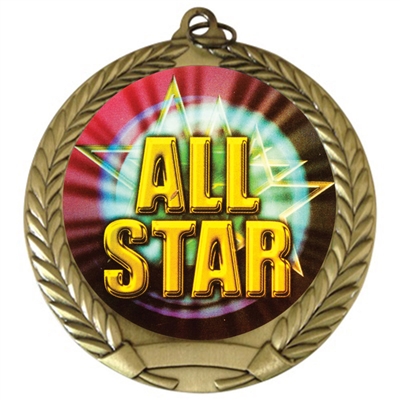 2-3/4" All Star Medal