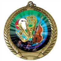 2-3/4" Band Orchestra Medal