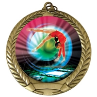2-3/4" Female Gymnasitcs Medal