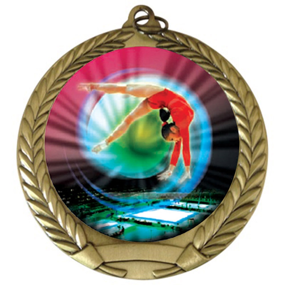 2-3/4" Female Gymnasitcs Medal