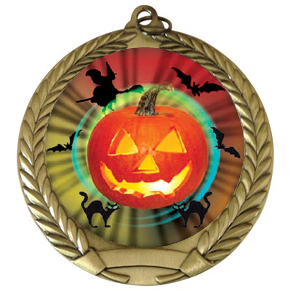 2-3/4" Halloween Medal