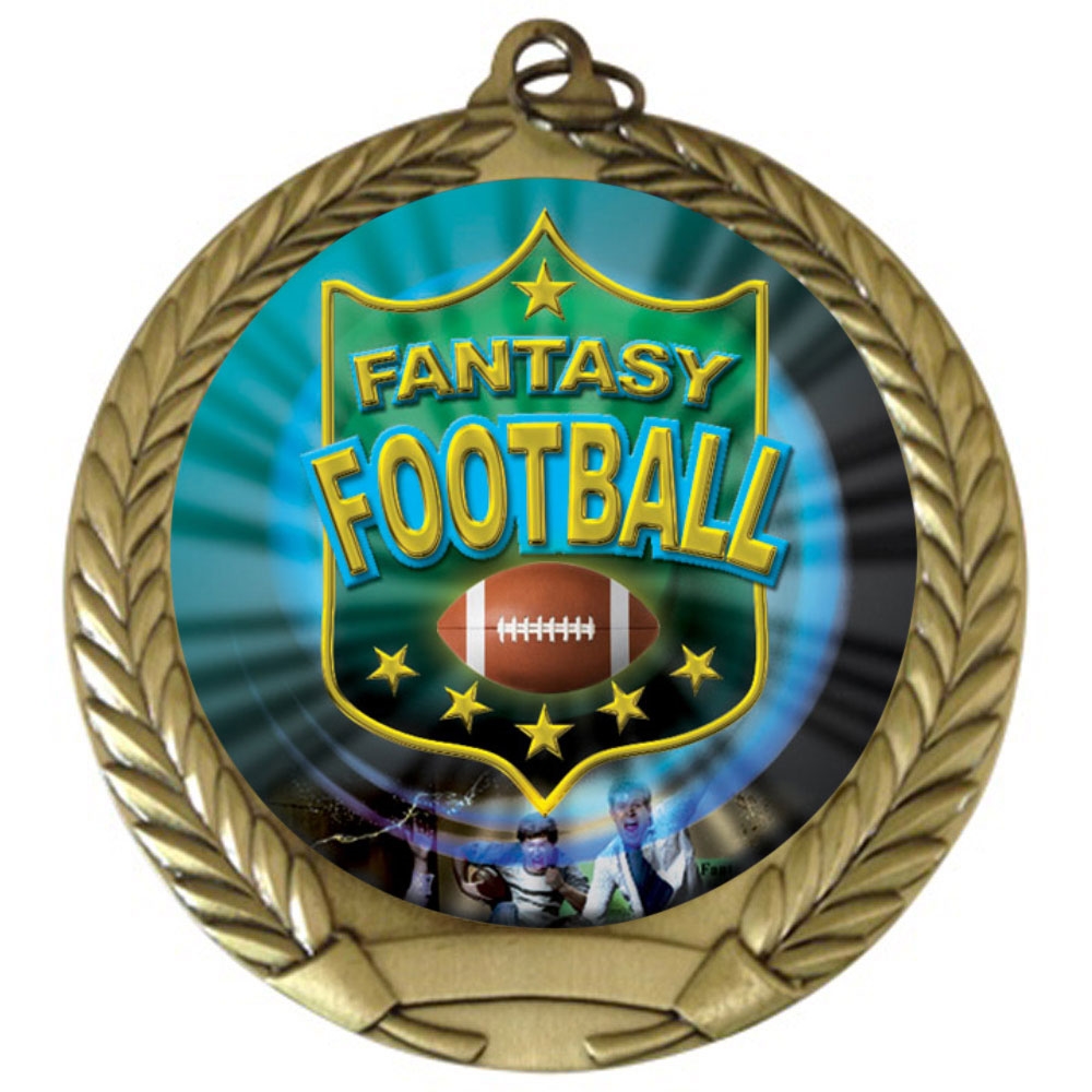2-3/4" Fantasy Football Medal