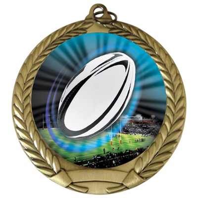 2-3/4" Rugby Medal