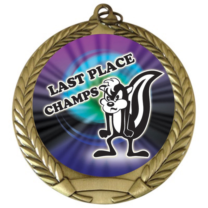 Loser First Place Medal 3 Gold Funny Last Place Trophy Medal Award Prime