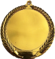 2" Shiny Gold Blank Insert Medal MM292MG