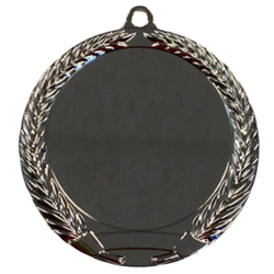 2" Shiny Silver Blank DIY Insert Medal  (MM292MS)