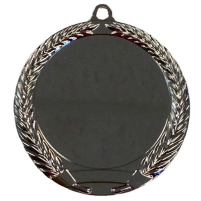 2" Shiny Silver Blank Insert Medal  MM292MS