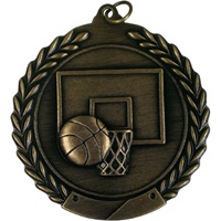 2-3/4" Basketball Medal MS103