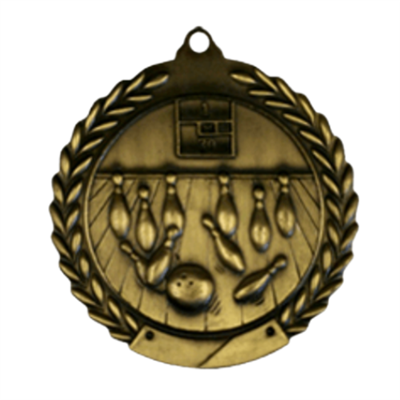 2-3/4" Bowling Medal MS104