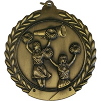 2-3/4" Cheerleading Medal MS105