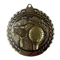 2-3/4" Golf Medal MS107