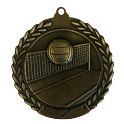 2-3/4" Volleyball Medal MS117